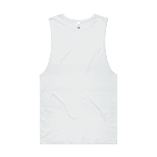 Promotional Mens Organic Tank Tops White